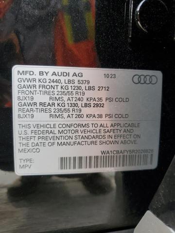 2024 AUDI Q5 PRESTIG WA1CBAFY5R2026826