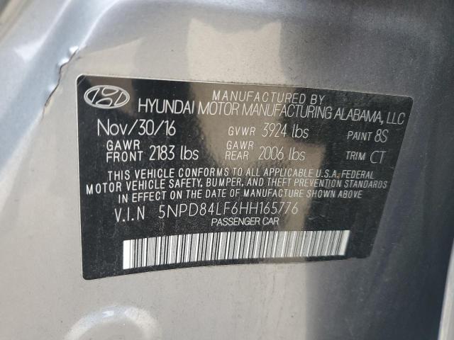 2017 HYUNDAI ELANTRA SE - 5NPD84LF6HH165776