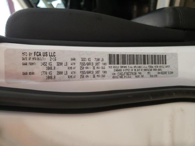 2016 DODGE DURANGO SS 1C4SDJFT8GC370190