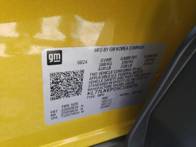 2025 CHEVROLET TRAX ACTIV - KL77LKEP2SC102678