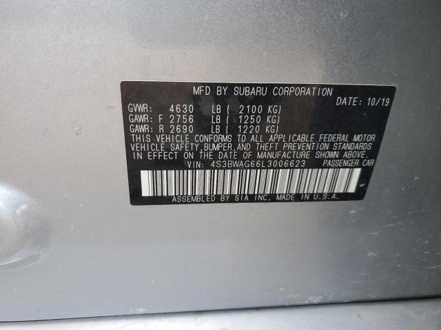 2020 SUBARU LEGACY SPO 4S3BWAG66L3006623