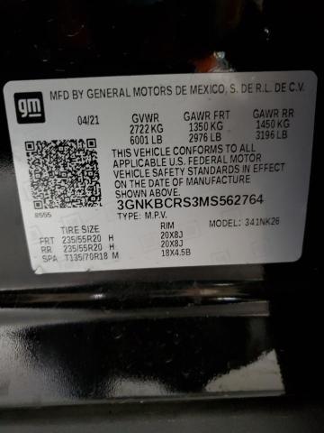 2021 CHEVROLET BLAZER 2LT - 3GNKBCRS3MS562764
