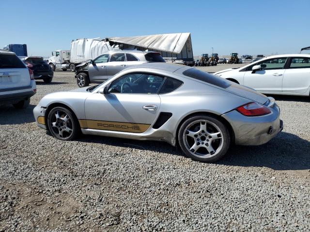 PORSCHE CAYMAN 2007 silver  gas WP0AA29817U760642 photo #3