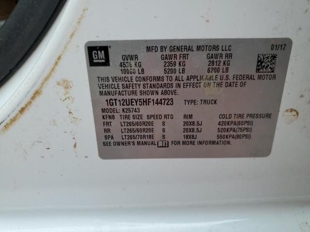 2017 GMC 1500 LONG 1GT12UEY5HF144723