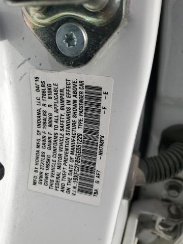 2016 HONDA CIVIC EX 19XFC2F85GE051229