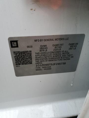 2018 CHEVROLET MALIBU LT - 1G1ZD5ST5JF245738