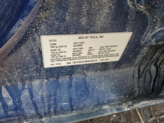 2024 TESLA MODEL Y - 7SAYGDEE9RA235473