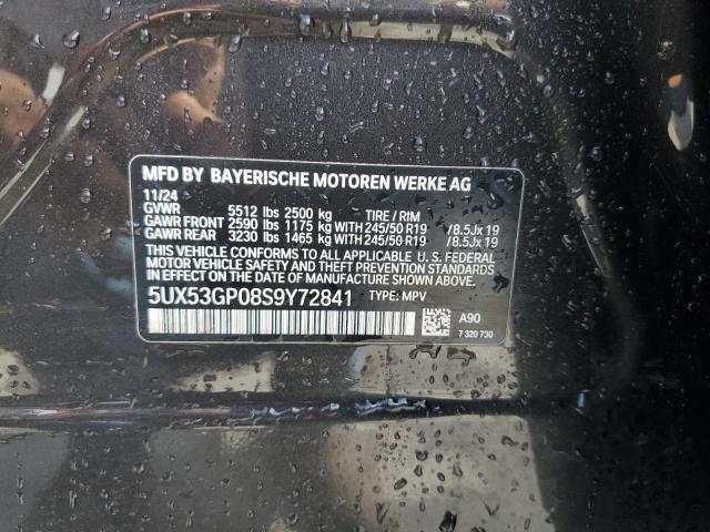 2025 BMW X3 30 XDRI 5UX53GP08S9Y72841