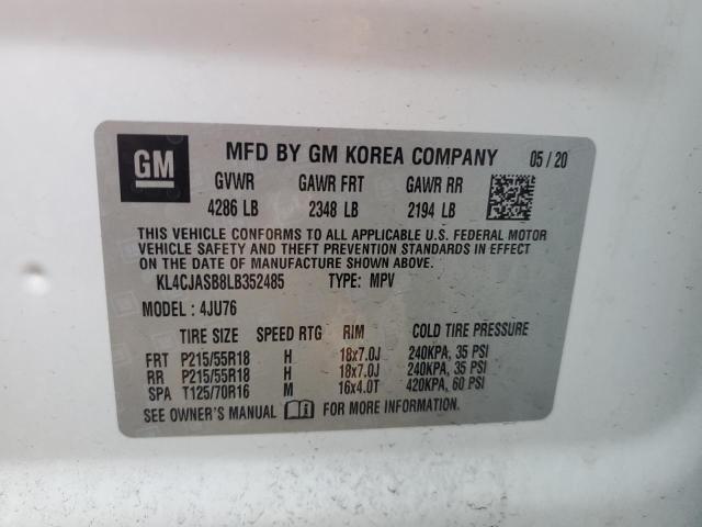 2020 BUICK ENCORE PRE - KL4CJASB8LB352485