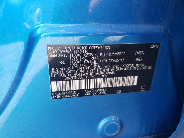 2016 TOYOTA RAV4 LE - JTMZFREV0GJ082766