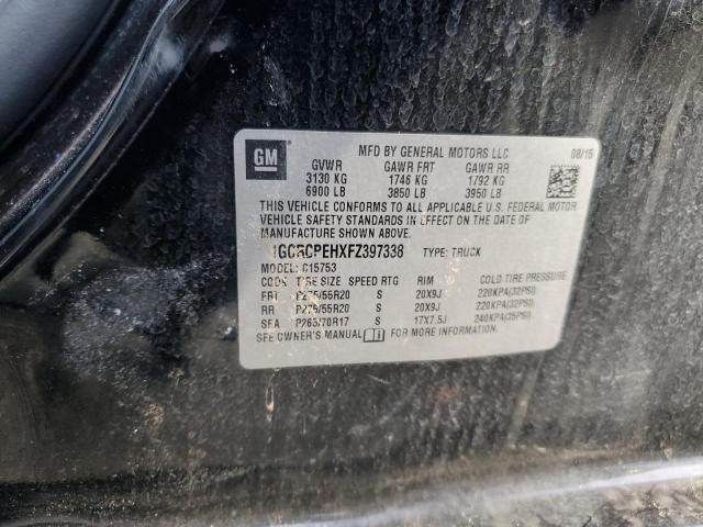 2015 CHEVROLET SILVERADO - 1GCRCPEHXFZ397338