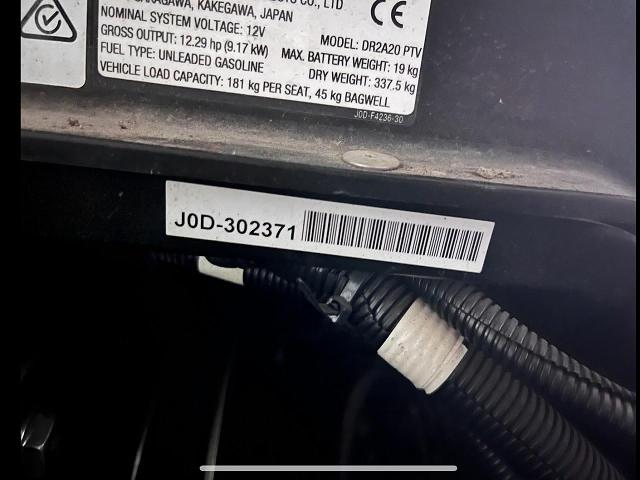 2020 YAMAHA GOLF CART J0D302371