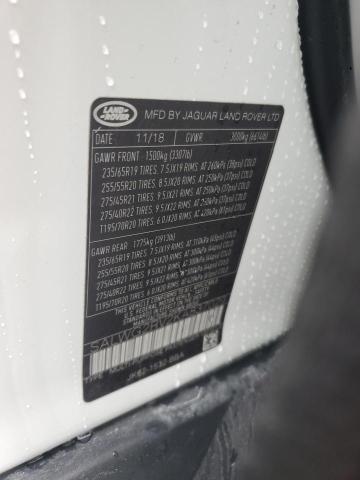 2019 LAND ROVER RANGE ROVE - SALWG2RV2KA837029