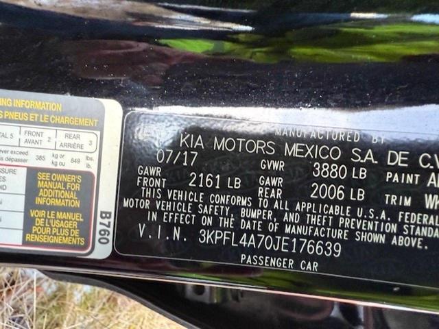 2018 KIA FORTE LX - 3KPFL4A70JE176639