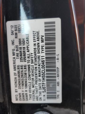 2012 HONDA CROSSTOUR - 5J6TF1H55CL004611