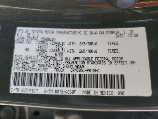 2021 TOYOTA TACOMA DOU 3TMCZ5AN3MM393702