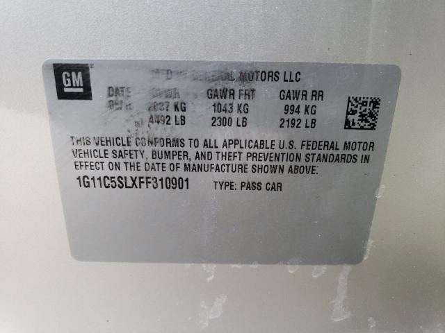 2015 CHEVROLET MALIBU 1LT - 1G11C5SLXFF310901