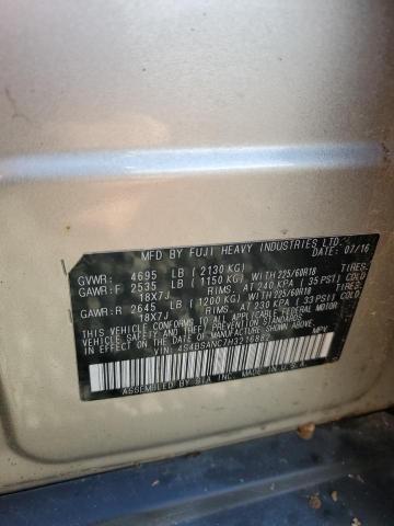 2017 SUBARU OUTBACK 2. - 4S4BSANC7H3216882
