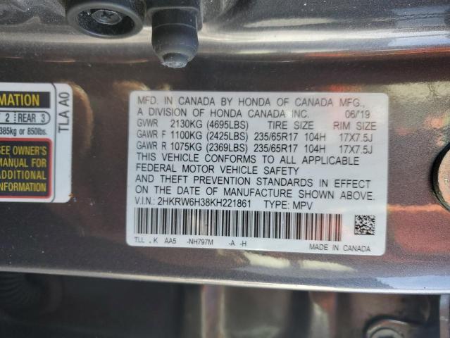 2019 HONDA CR-V LX - 2HKRW6H38KH221861