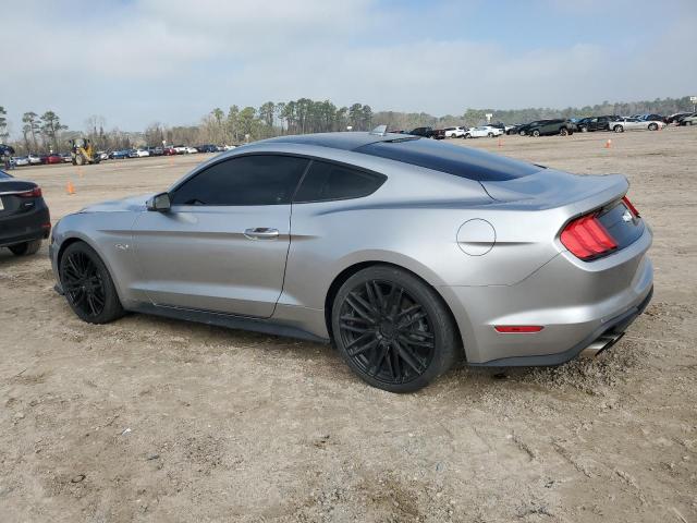 FORD MUSTANG GT 2020 silver  gas 1FA6P8CF7L5191787 photo #3