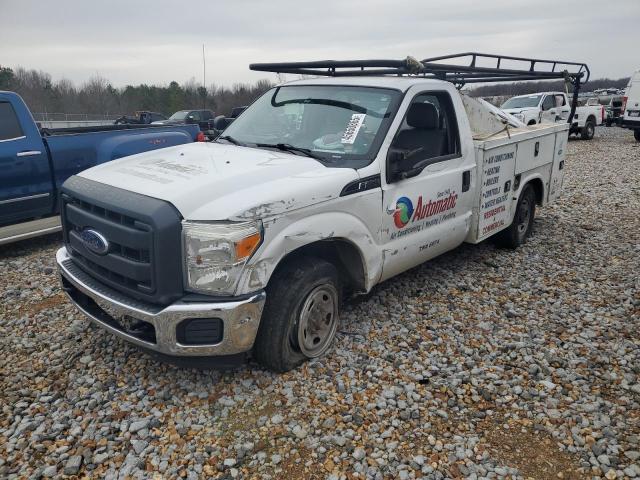 FORD F250 2015 white  gas 1FDBF2A60FEC39464 photo #1