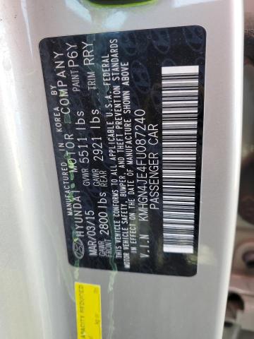 2015 HYUNDAI GENESIS 3. - KMHGN4JE4FU087240