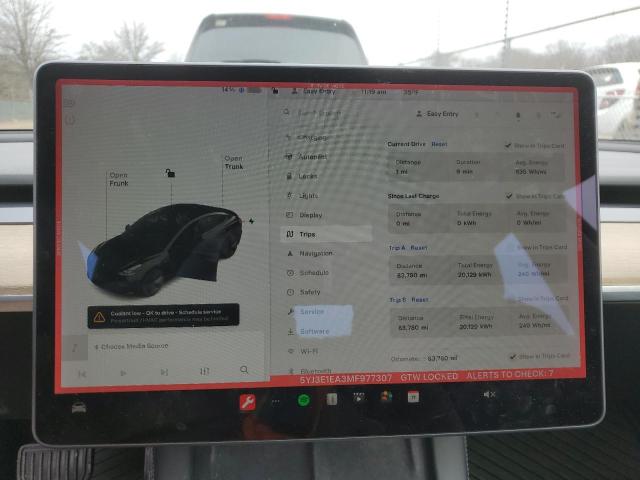 2021 TESLA MODEL 3 - 5YJ3E1EA3MF977307