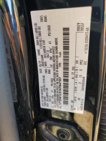 2019 FORD F150 SUPER - 1FTEW1C51KFB47557
