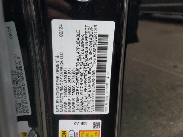 2024 HONDA ACCORD HYB - 1HGCY2F5XRA041068