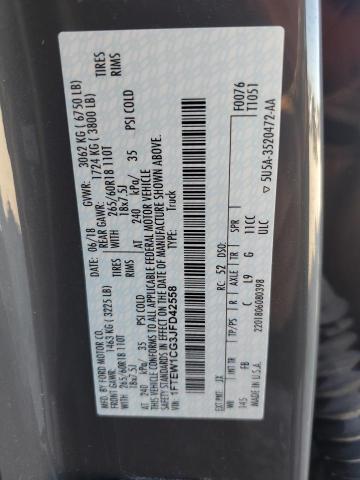 2018 FORD F150 SUPER - 1FTEW1CG3JFD42558