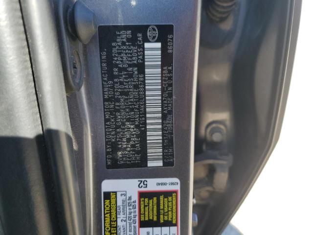 2020 TOYOTA CAMRY SE - 4T1G11AK6LU886786