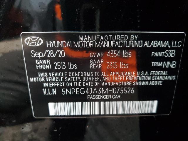 2021 HYUNDAI SONATA SE - 5NPEG4JA3MH075526