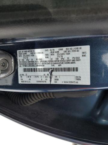 2020 FORD ESCAPE SE - 1FMCU9G66LUB40630