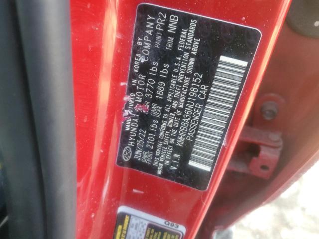 2022 HYUNDAI VENUE SE - KMHRB8A36NU198152