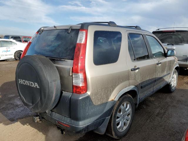 HONDA CR-V EX 2006 tan  gas JHLRD78846C007896 photo #4