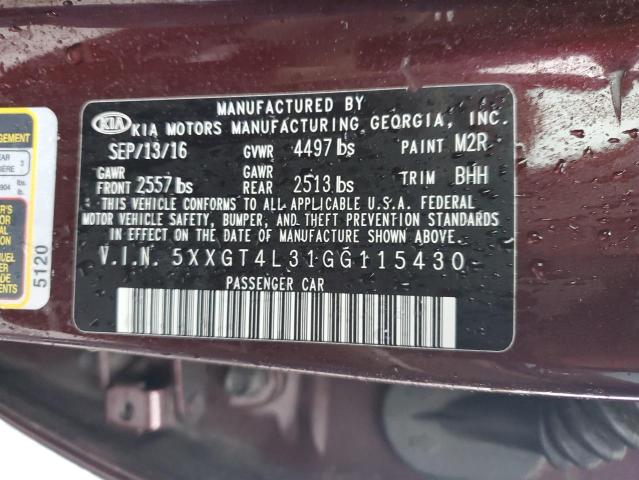 2016 KIA OPTIMA LX - 5XXGT4L31GG115430