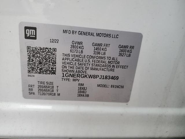 2023 CHEVROLET TRAVERSE L - 1GNERGKW8PJ183469