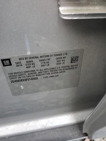 2015 BUICK REGAL 2G4GK5EX9F9142658