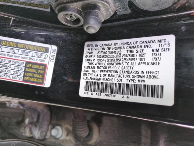 2016 HONDA CR-V SE - 2HKRM4H48GH611501