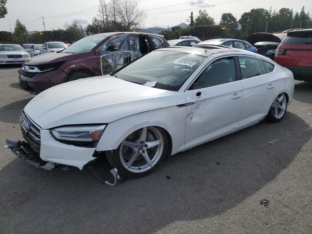 AUDI A5 PREMIUM 2018 white  gas WAUDNCF52JA039673 photo #1