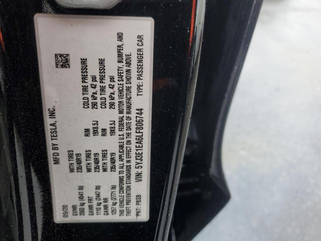 2020 TESLA MODEL 3 - 5YJ3E1EA6LF806744