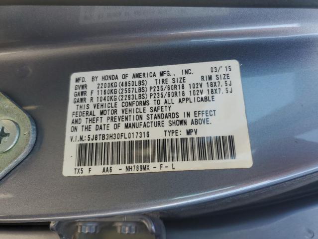 2015 ACURA RDX - 5J8TB3H30FL017316