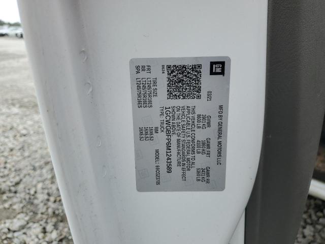 2021 CHEVROLET EXPRESS G2 - 1GCWGBFP6M1243589