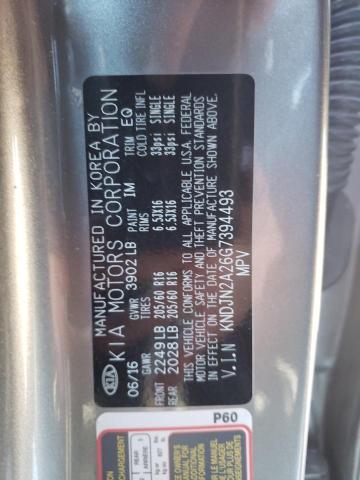2016 KIA SOUL - KNDJN2A26G7394493