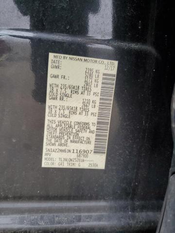 2018 NISSAN MURANO 5N1AZ2MH6JN116907