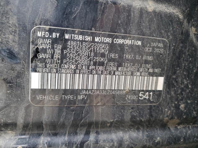 2020 MITSUBISHI OUTLANDER - JA4AZ3A33LZ045688