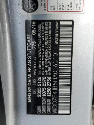 2017 MERCEDES-BENZ E 300 - WDDZF4JB5HA036310
