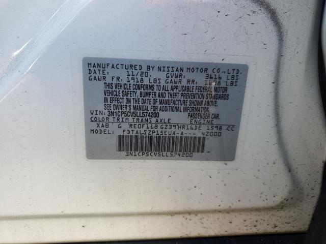 2020 NISSAN KICKS SV - 3N1CP5CV5LL574200