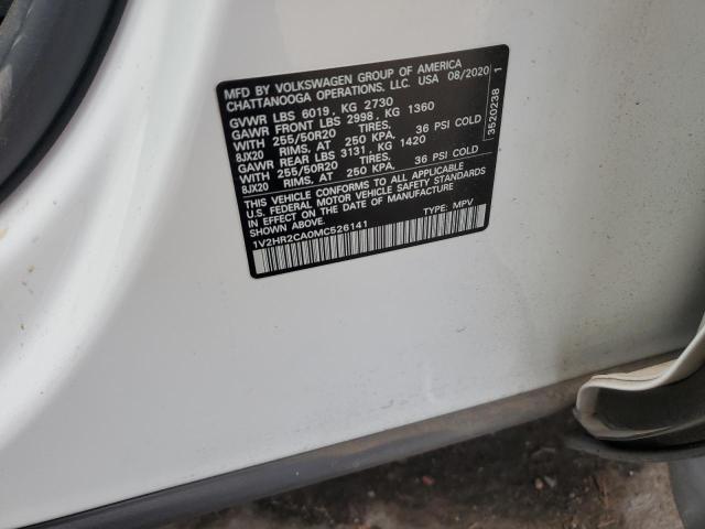 2021 VOLKSWAGEN ATLAS SE - 1V2HR2CA0MC526141