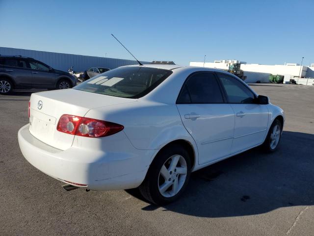 MAZDA 6 I 2004 white sedan 4d gas 1YVFP80C445N78054 photo #4